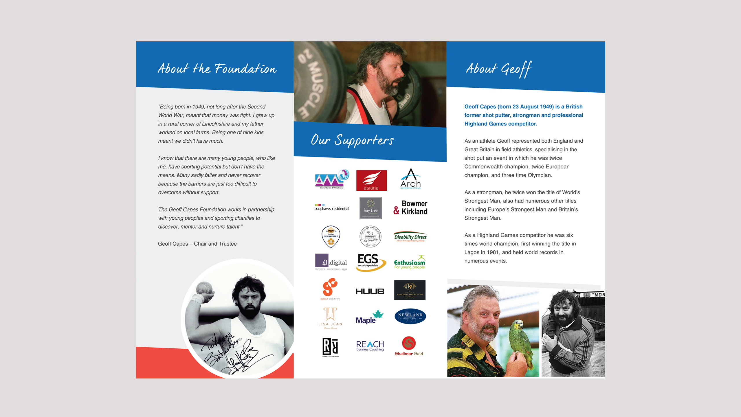 GEOFF CAPES FOUNDATION